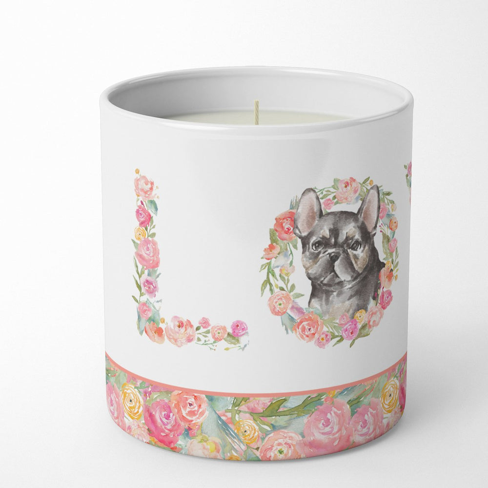 French Bulldog Style 6 LOVE 10 oz Decorative Soy Candle Image 2