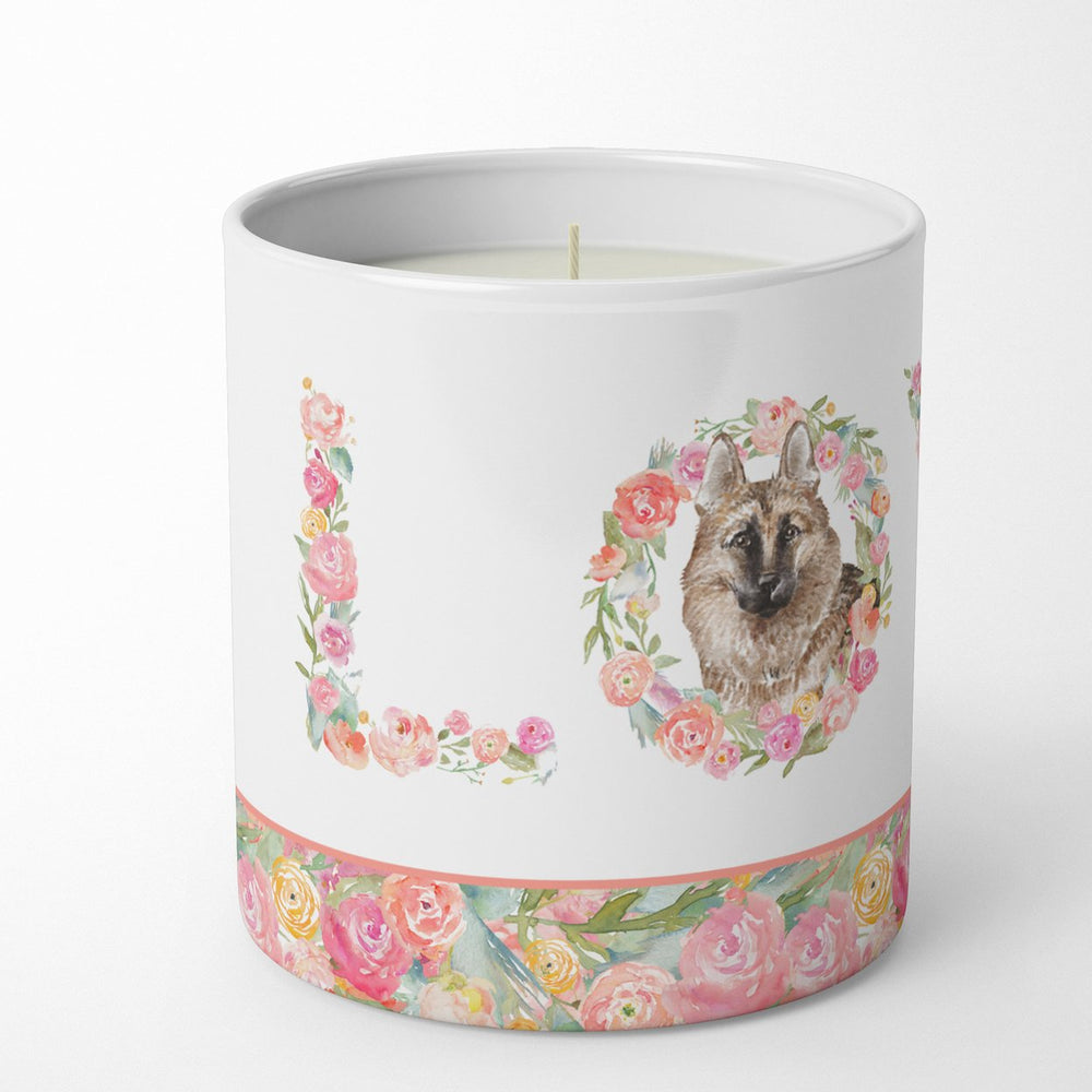 German Shepherd Style 1 LOVE 10 oz Decorative Soy Candle Image 2