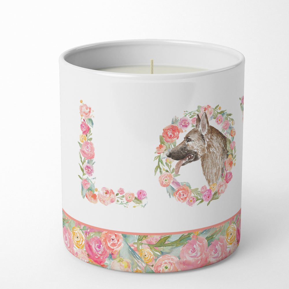 German Shepherd Style 3 LOVE 10 oz Decorative Soy Candle Image 2