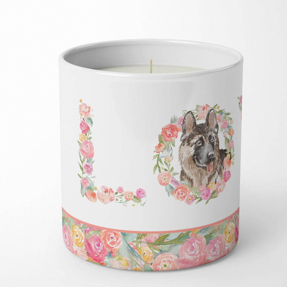 German Shepherd Style 7 LOVE 10 oz Decorative Soy Candle Image 2