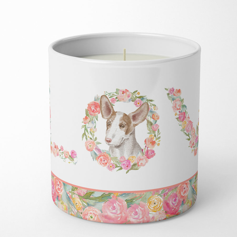 Ibizan Hound Style 2 LOVE 10 oz Decorative Soy Candle Image 1