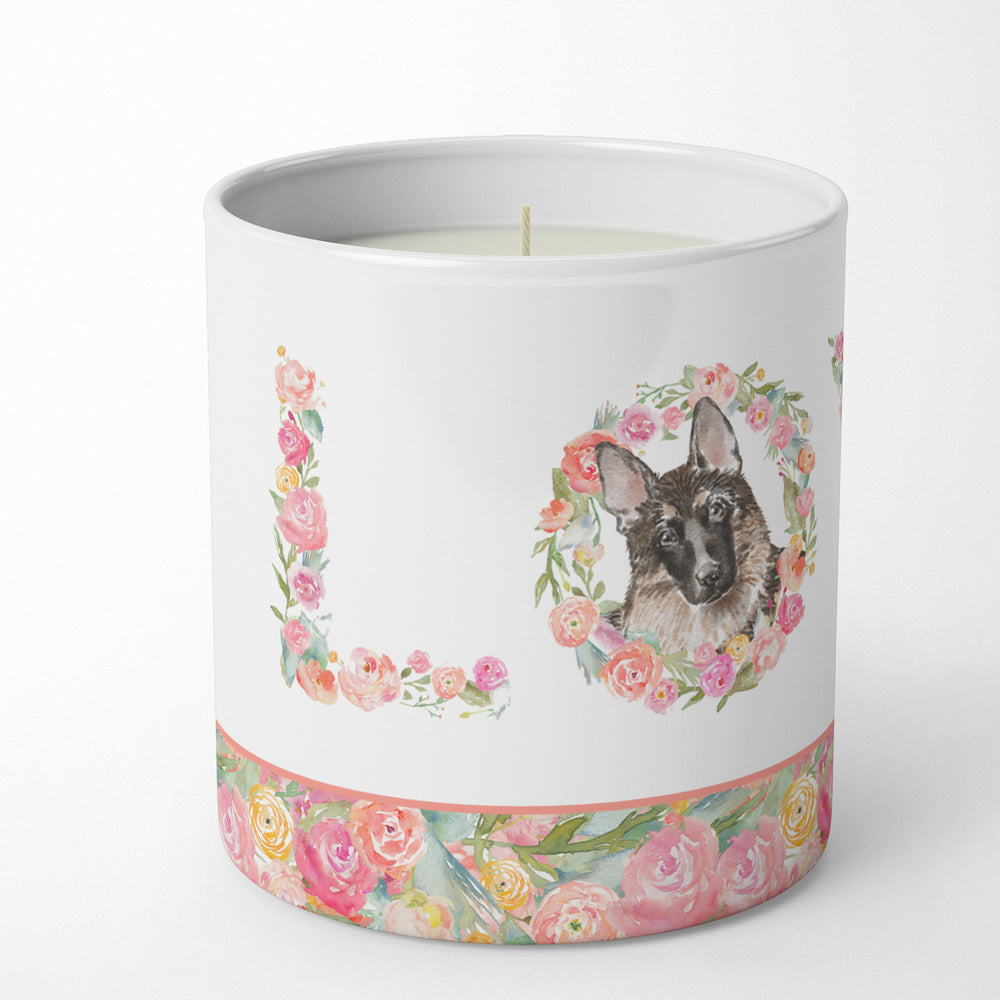 German Shepherd Style 6 LOVE 10 oz Decorative Soy Candle Image 2