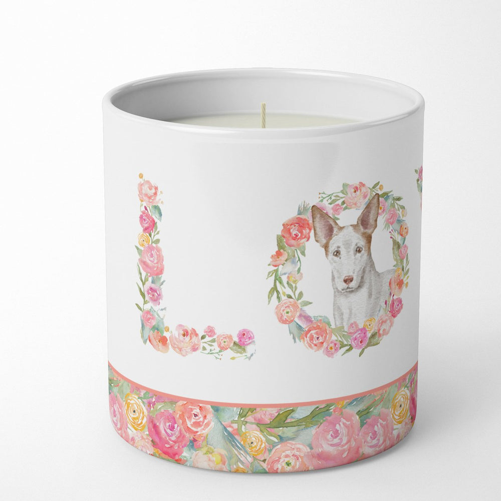 Ibizan Hound Style 1 LOVE 10 oz Decorative Soy Candle Image 2