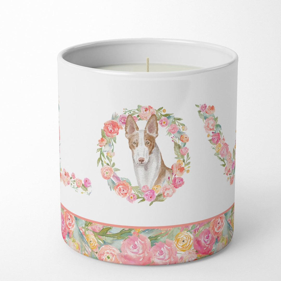 Ibizan Hound Style 3 LOVE 10 oz Decorative Soy Candle Image 1