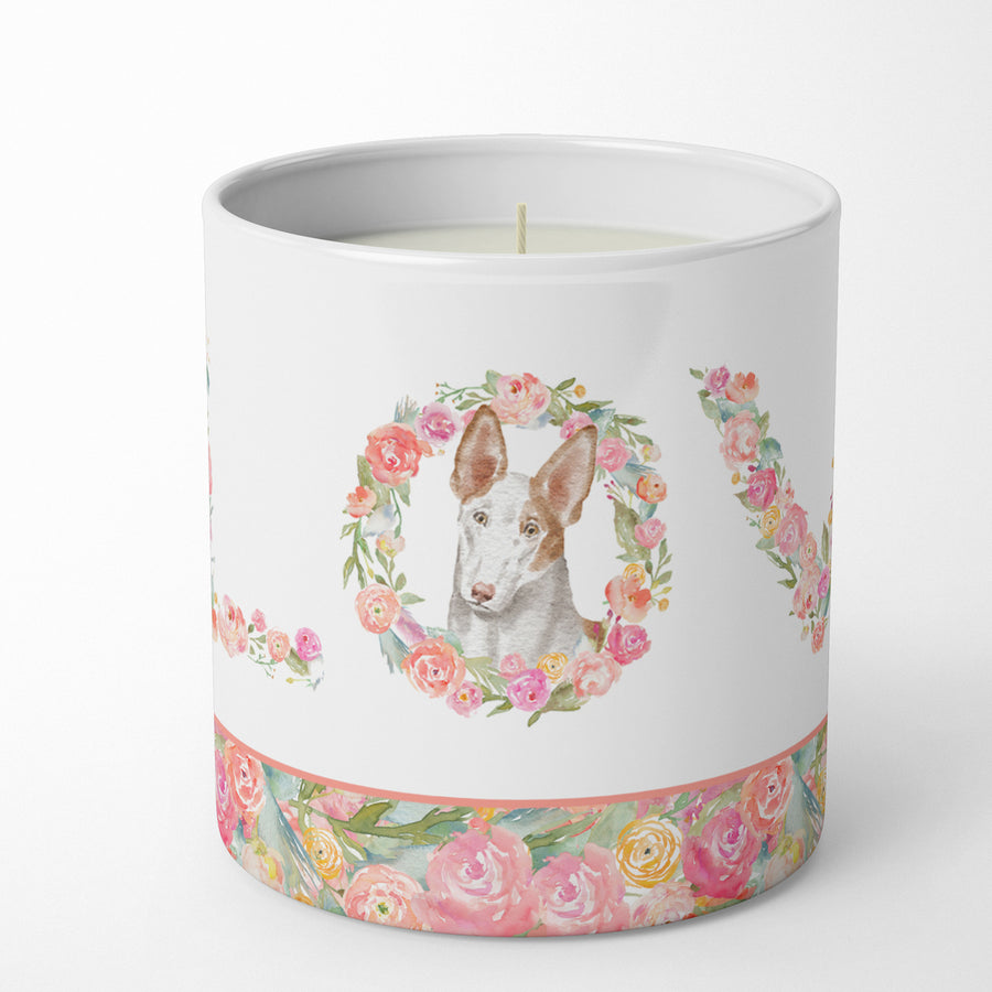 Ibizan Hound Style 4 LOVE 10 oz Decorative Soy Candle Image 1