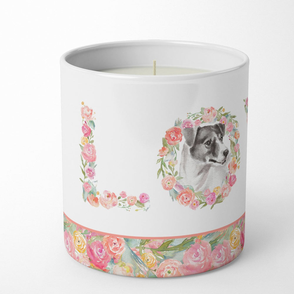 Jack Russell Terrier Style 1 LOVE 10 oz Decorative Soy Candle Image 2