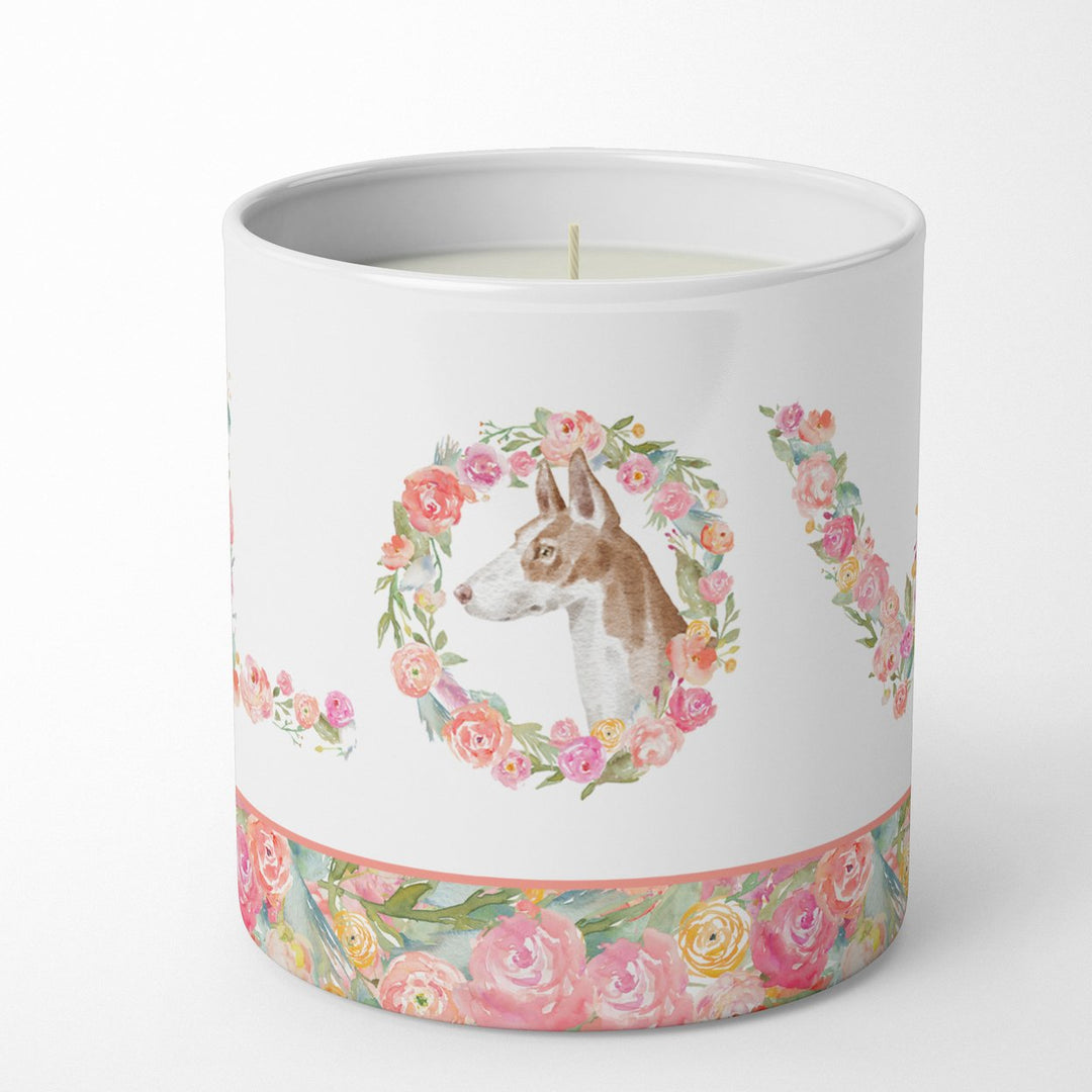 Ibizan Hound Style 6 LOVE 10 oz Decorative Soy Candle Image 1