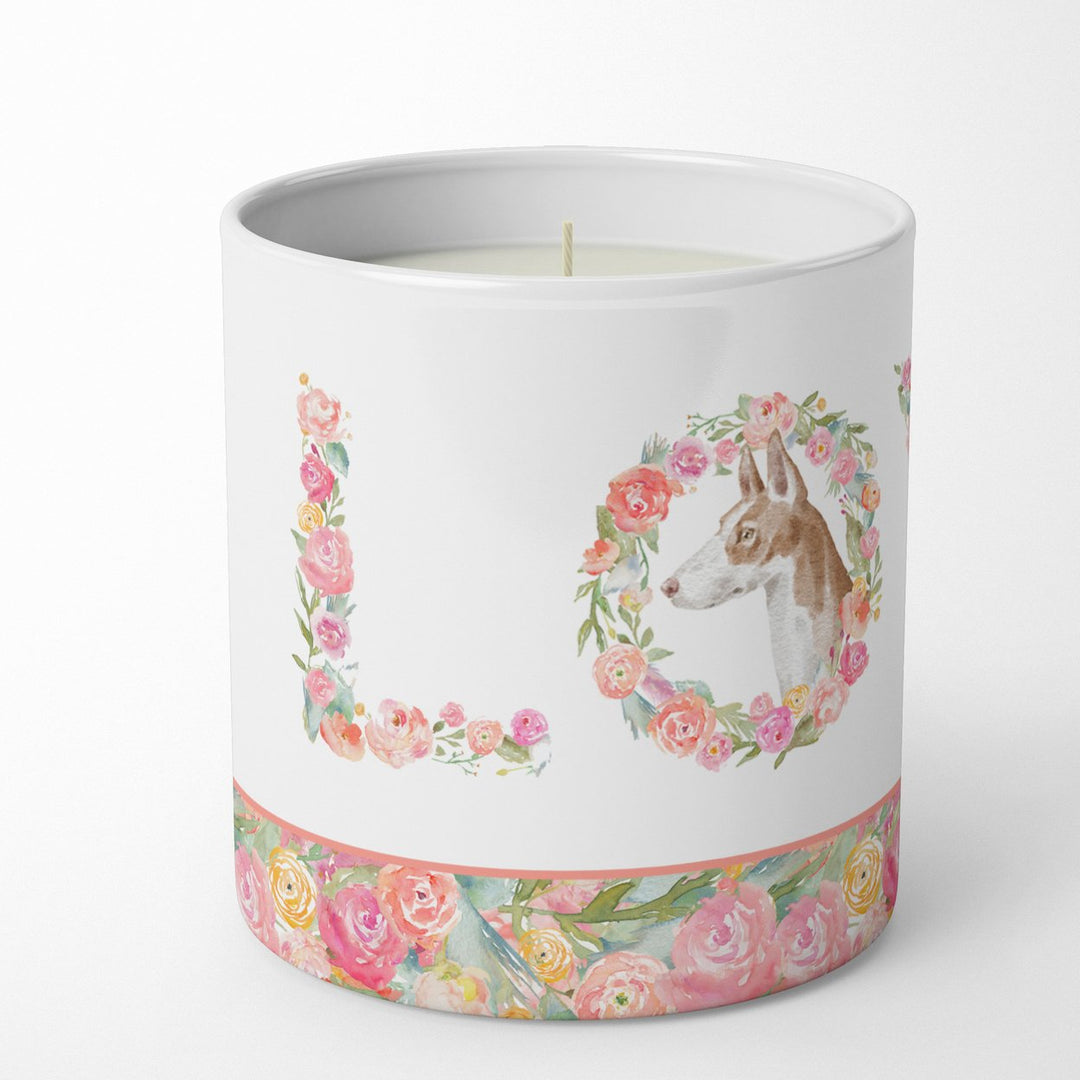 Ibizan Hound Style 6 LOVE 10 oz Decorative Soy Candle Image 2