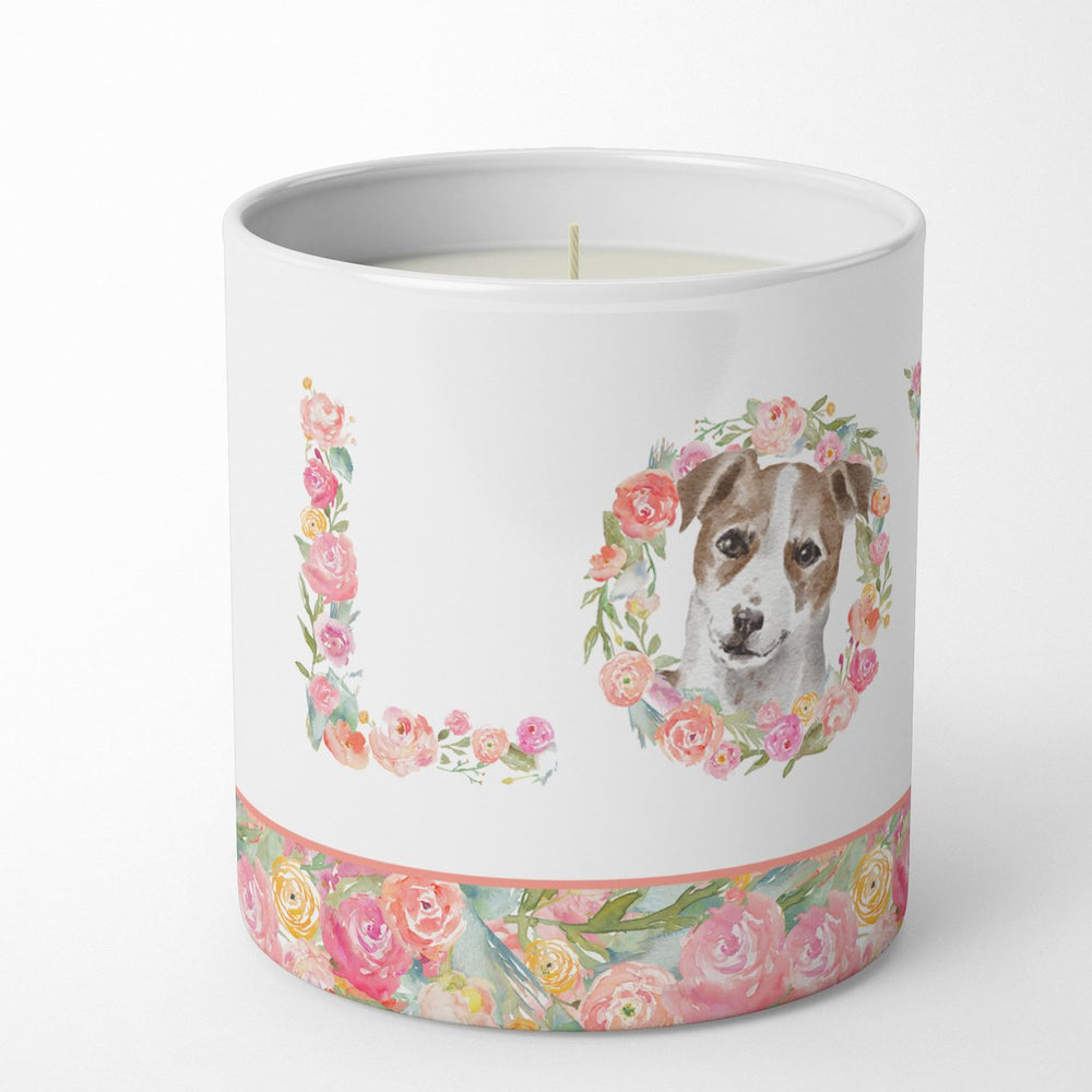 Jack Russell Terrier Style 3 LOVE 10 oz Decorative Soy Candle Image 2