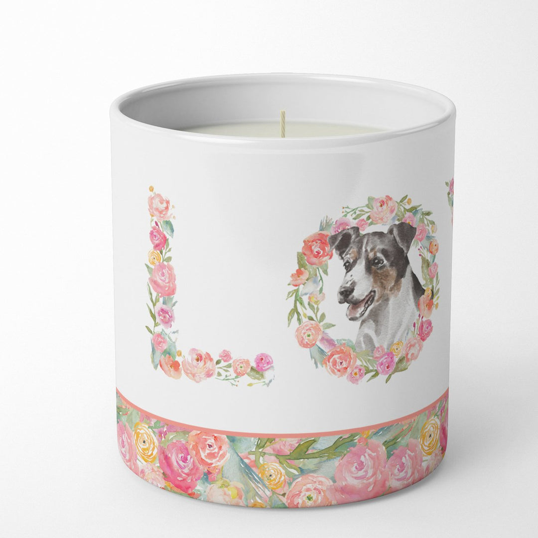 Jack Russell Terrier Style 4 LOVE 10 oz Decorative Soy Candle Image 2