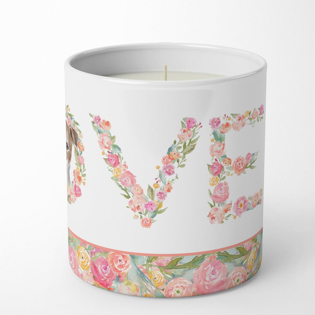 Jack Russell Terrier Style 3 LOVE 10 oz Decorative Soy Candle Image 3