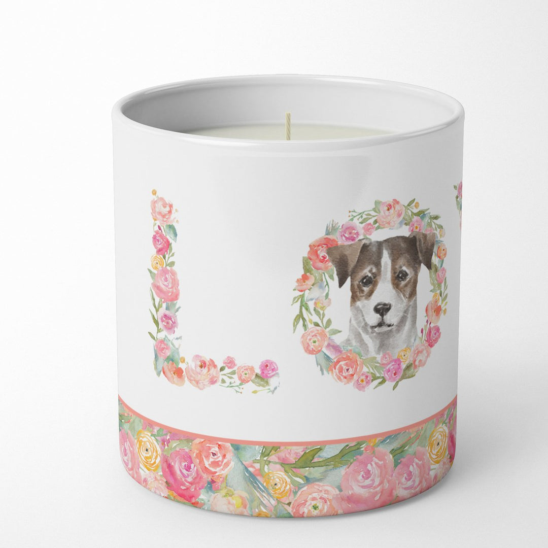 Jack Russell Terrier Style 9 LOVE 10 oz Decorative Soy Candle Image 2