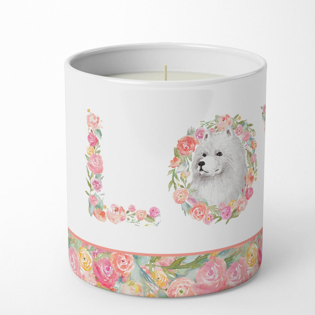 Samoyed Style 4 LOVE 10 oz Decorative Soy Candle Image 2