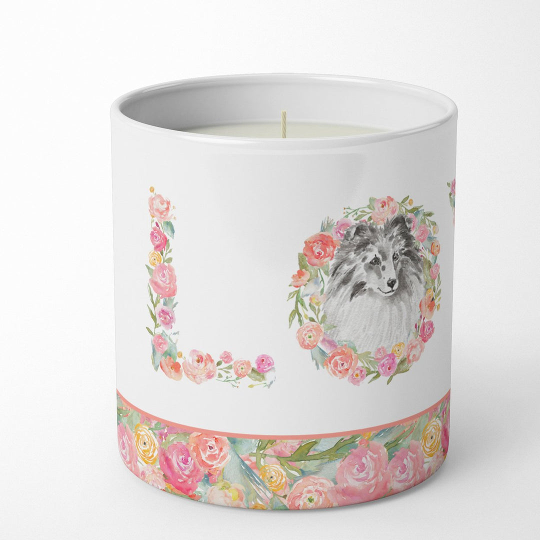 Sheltie Style 7 LOVE 10 oz Decorative Soy Candle Image 2