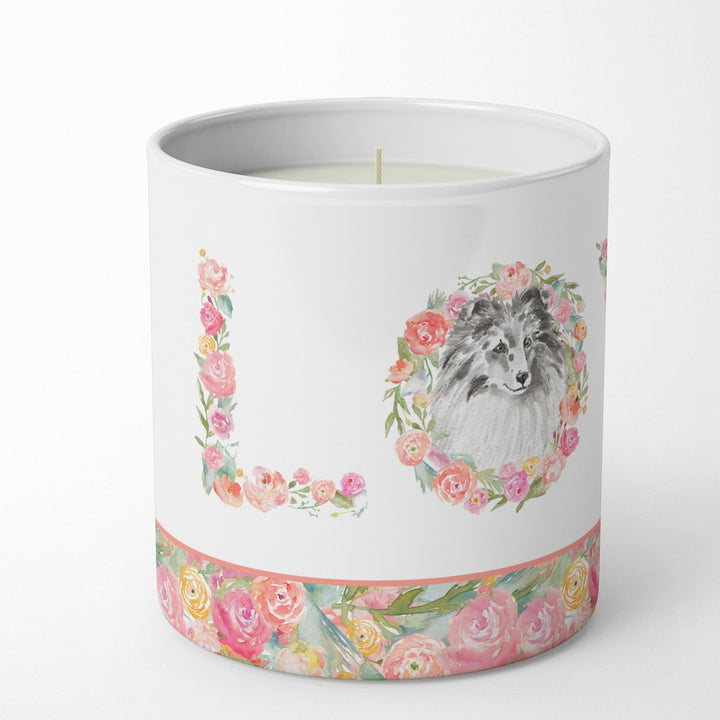 Sheltie Style 7 LOVE 10 oz Decorative Soy Candle Image 2