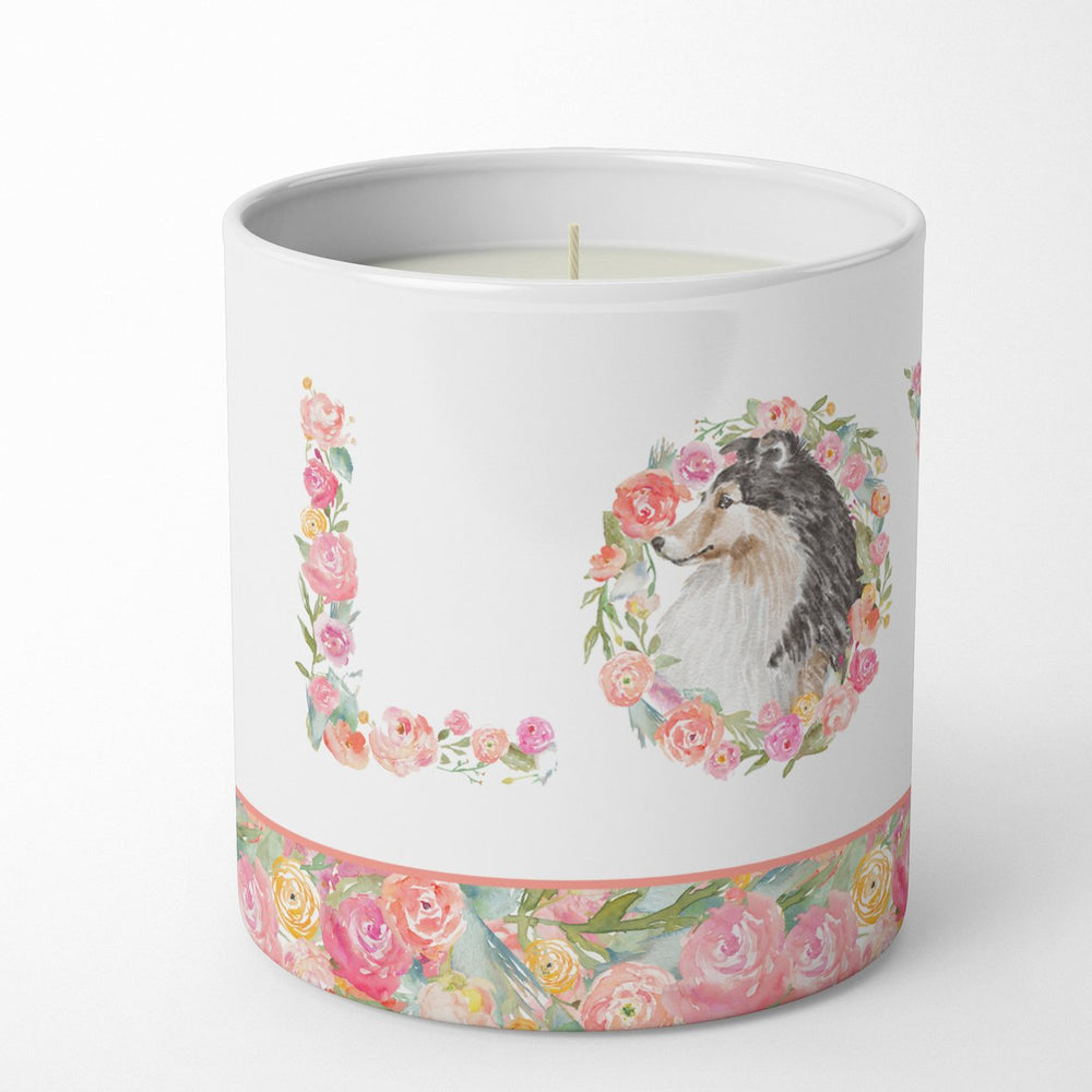 Sheltie Style 10 LOVE 10 oz Decorative Soy Candle Image 2