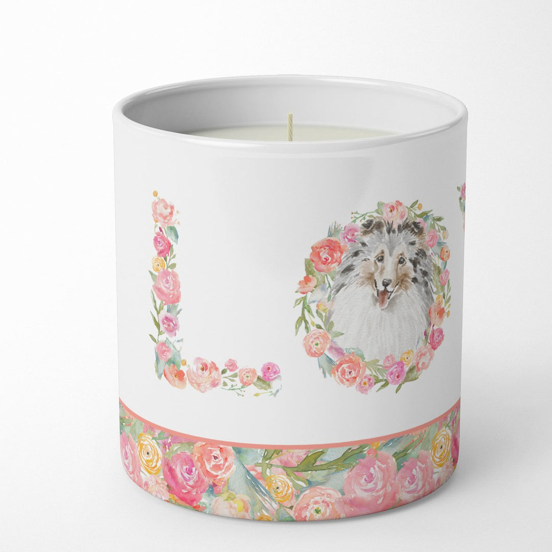 Sheltie Style 9 LOVE 10 oz Decorative Soy Candle Image 2