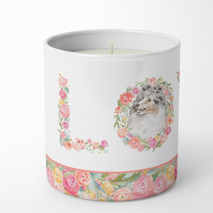 Sheltie Style 11 LOVE 10 oz Decorative Soy Candle Image 2