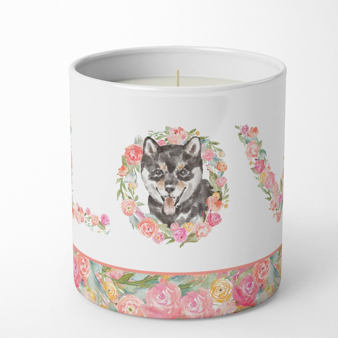 Shiba Inu Style 2 LOVE 10 oz Decorative Soy Candle Image 1