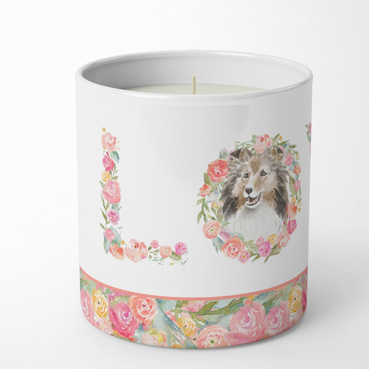 Sheltie Style 12 LOVE 10 oz Decorative Soy Candle Image 2