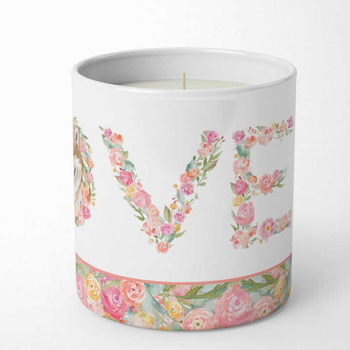 Shiba Inu Style 1 LOVE 10 oz Decorative Soy Candle Image 3