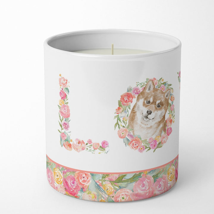 Shiba Inu Style 8 LOVE 10 oz Decorative Soy Candle Image 2