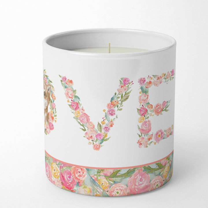 Shiba Inu Style 8 LOVE 10 oz Decorative Soy Candle Image 3