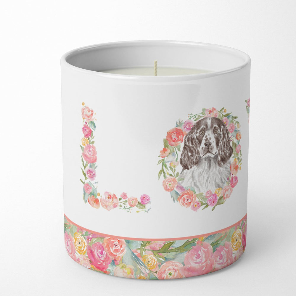 English Springer Spaniel Style 4 LOVE 10 oz Decorative Soy Candle Image 2