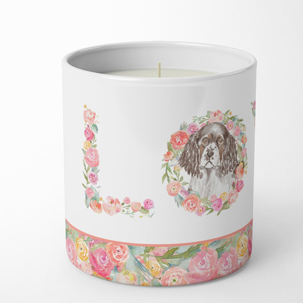 English Springer Spaniel Style 6 LOVE 10 oz Decorative Soy Candle Image 2