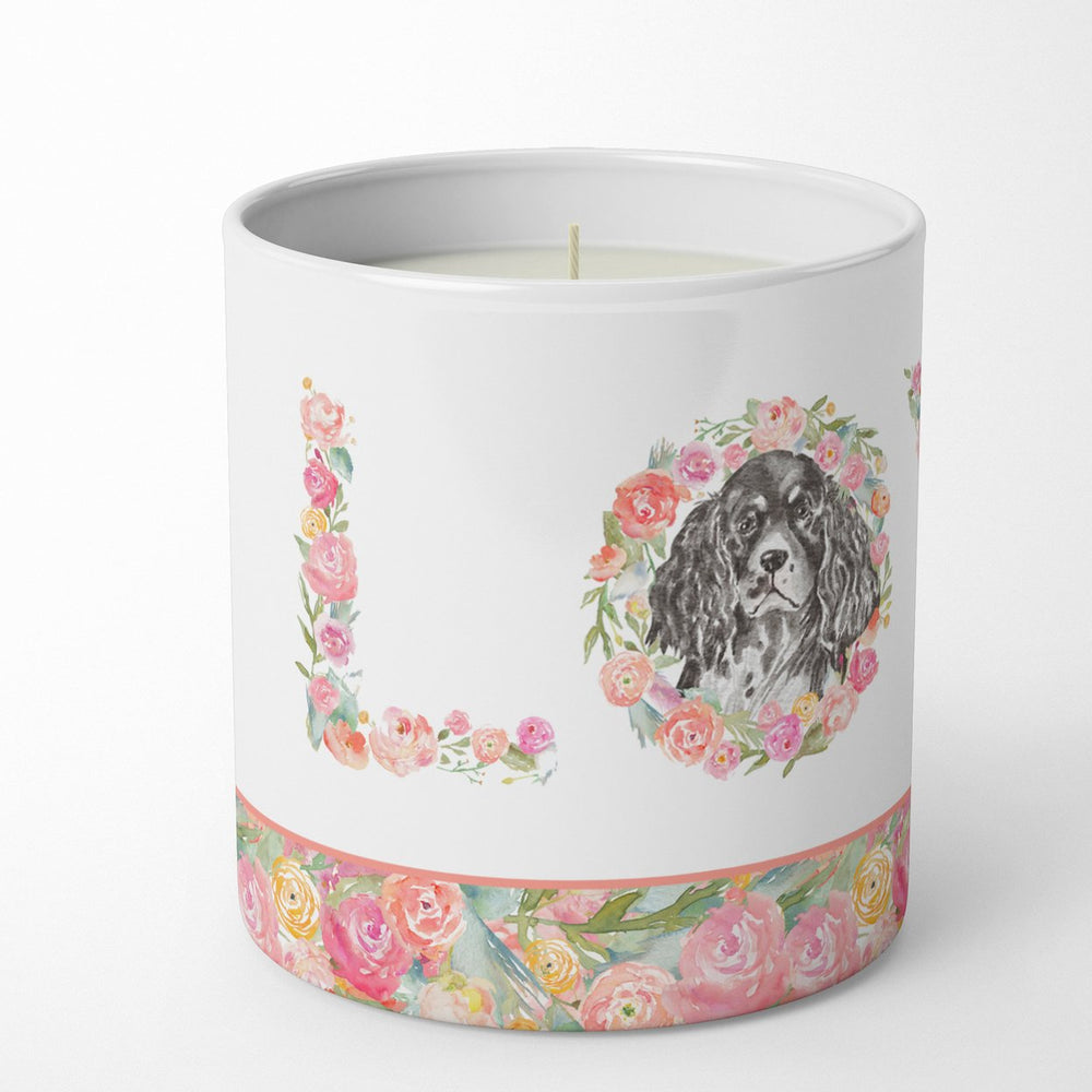 English Springer Spaniel Style 10 LOVE 10 oz Decorative Soy Candle Image 2