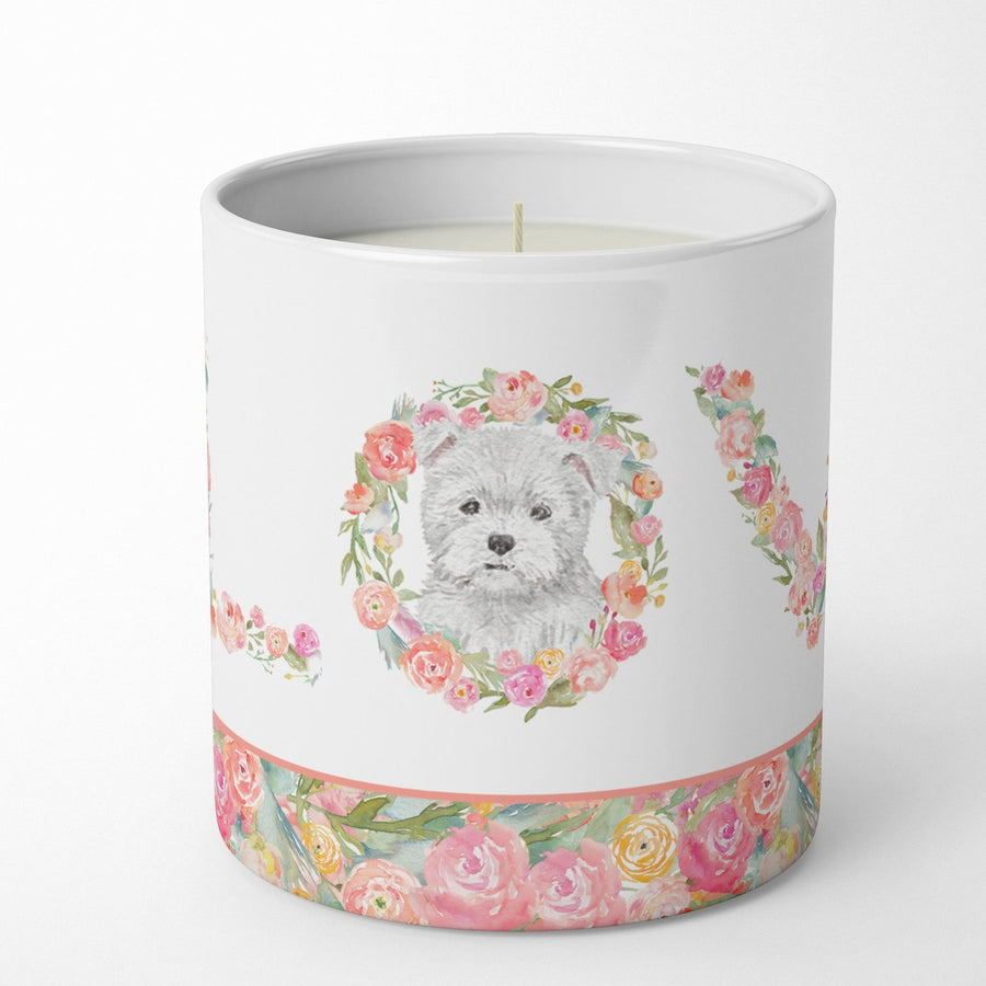 Westie Style 4 LOVE 10 oz Decorative Soy Candle Image 1