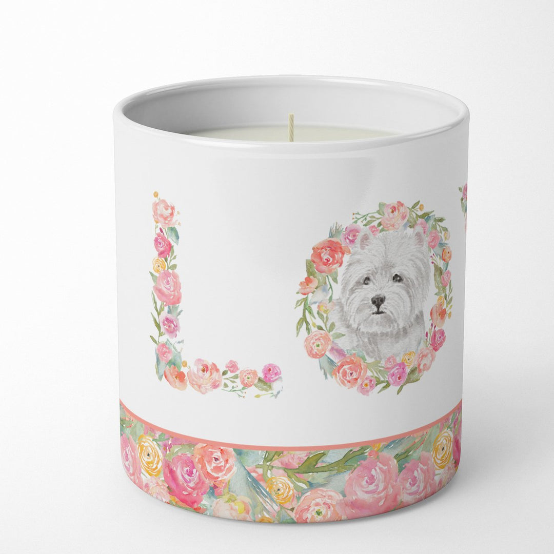 Westie Style 3 LOVE 10 oz Decorative Soy Candle Image 2