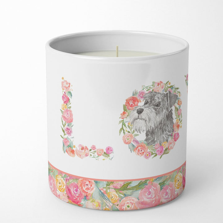 Schnauzer Style 1 LOVE 10 oz Decorative Soy Candle Image 2