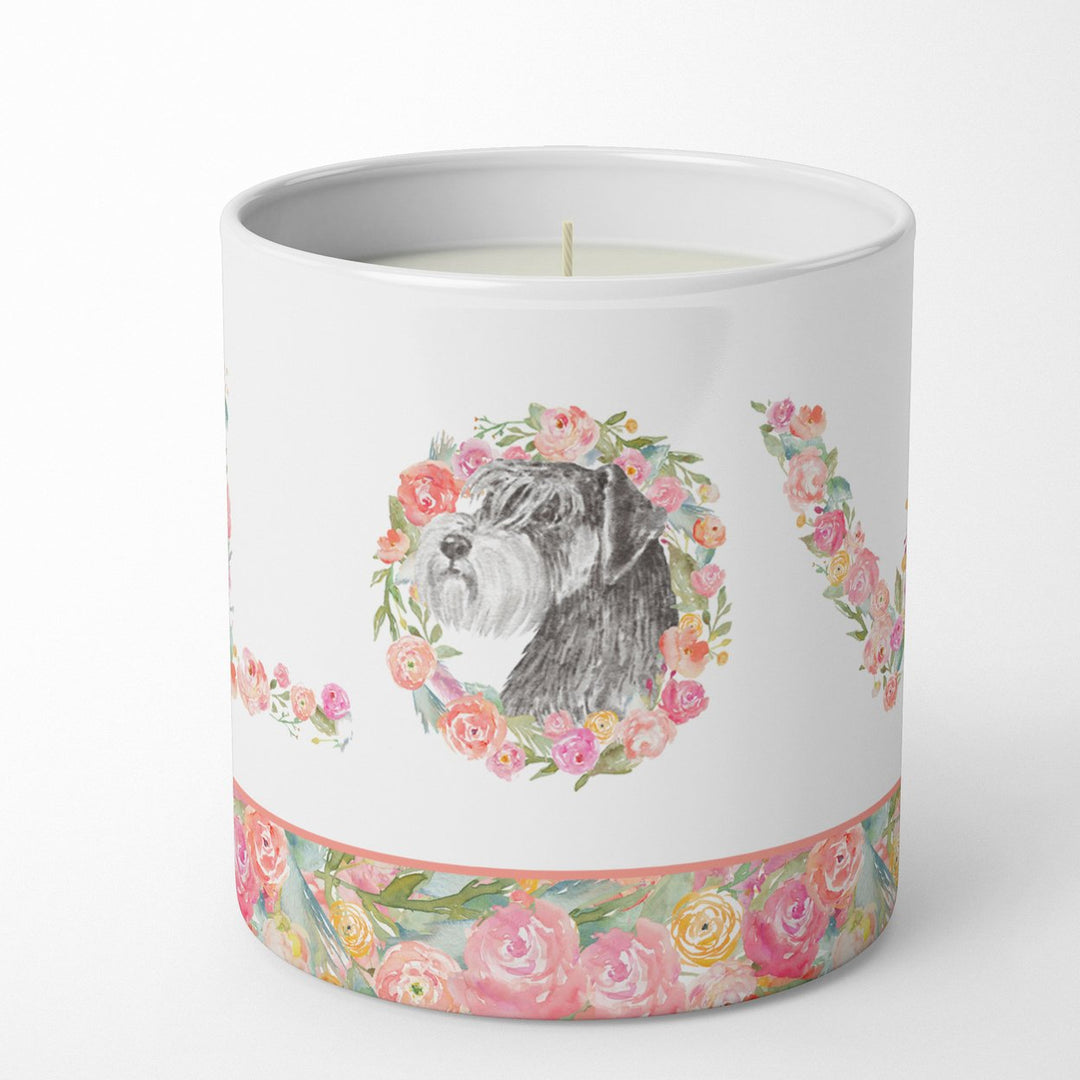 Schnauzer Style 3 LOVE 10 oz Decorative Soy Candle Image 1