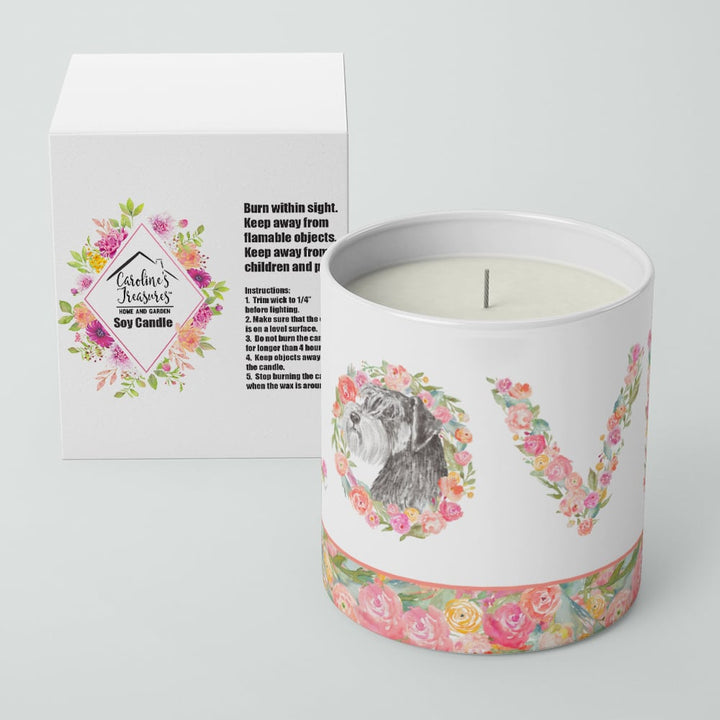 Schnauzer Style 3 LOVE 10 oz Decorative Soy Candle Image 4