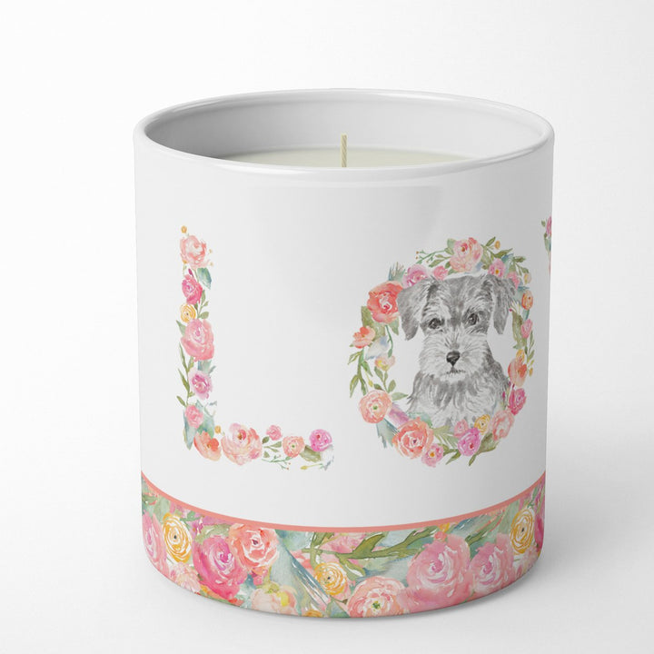 Schnauzer Style 5 LOVE 10 oz Decorative Soy Candle Image 2