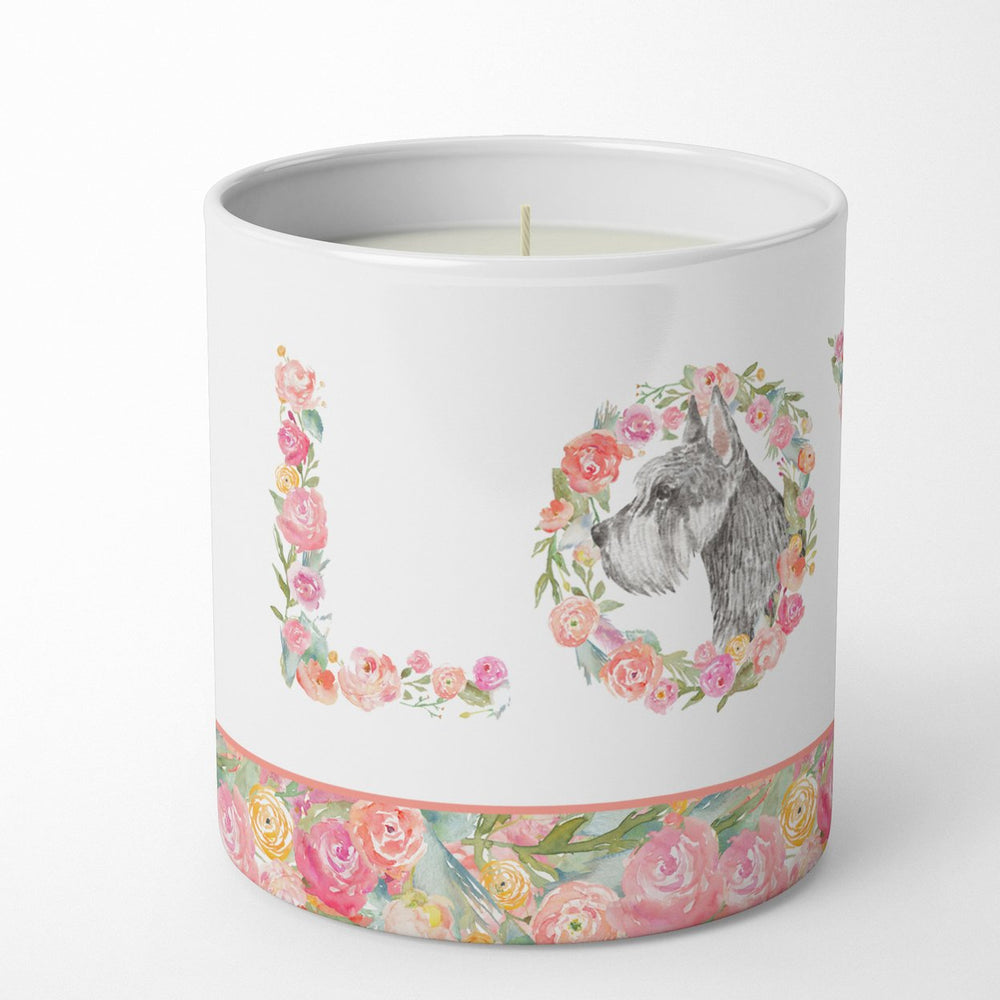 Schnauzer Style 7 LOVE 10 oz Decorative Soy Candle Image 2