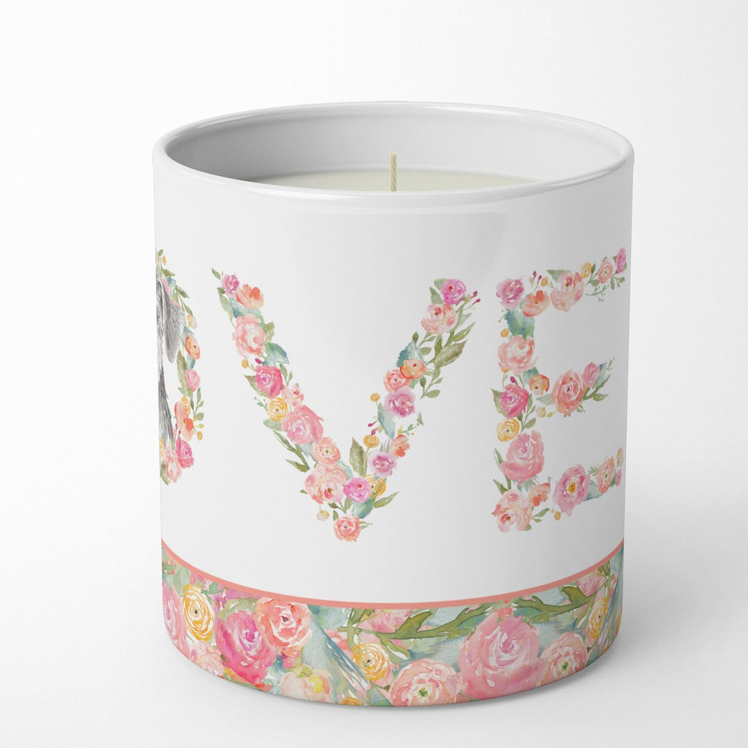 Schnauzer Style 6 LOVE 10 oz Decorative Soy Candle Image 3