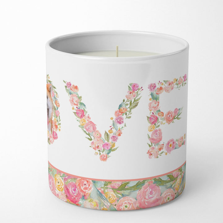 Akita Love 10 oz Decorative Soy Candle Image 3