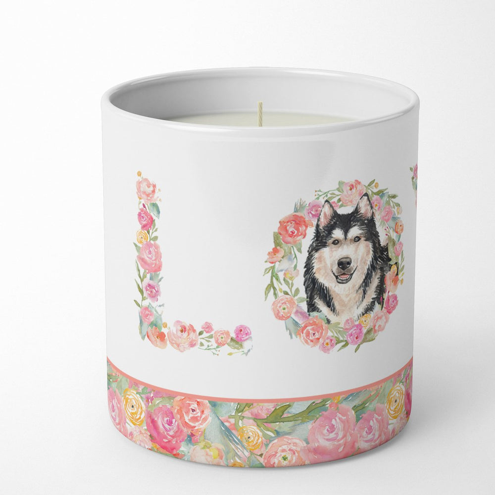 Alaskan Malamute Love 10 oz Decorative Soy Candle Image 2