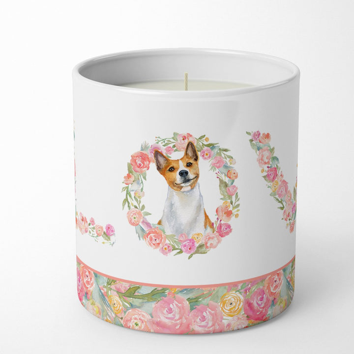 Basenji Love 10 oz Decorative Soy Candle Image 1