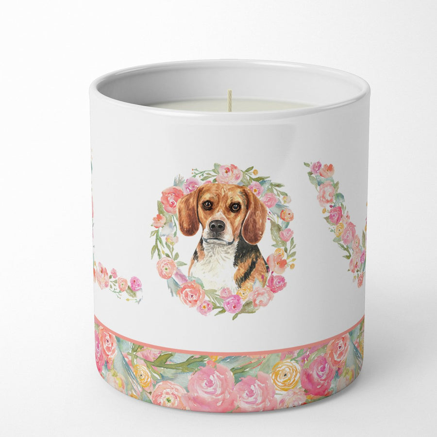 Beagle Love 10 oz Decorative Soy Candle Image 1