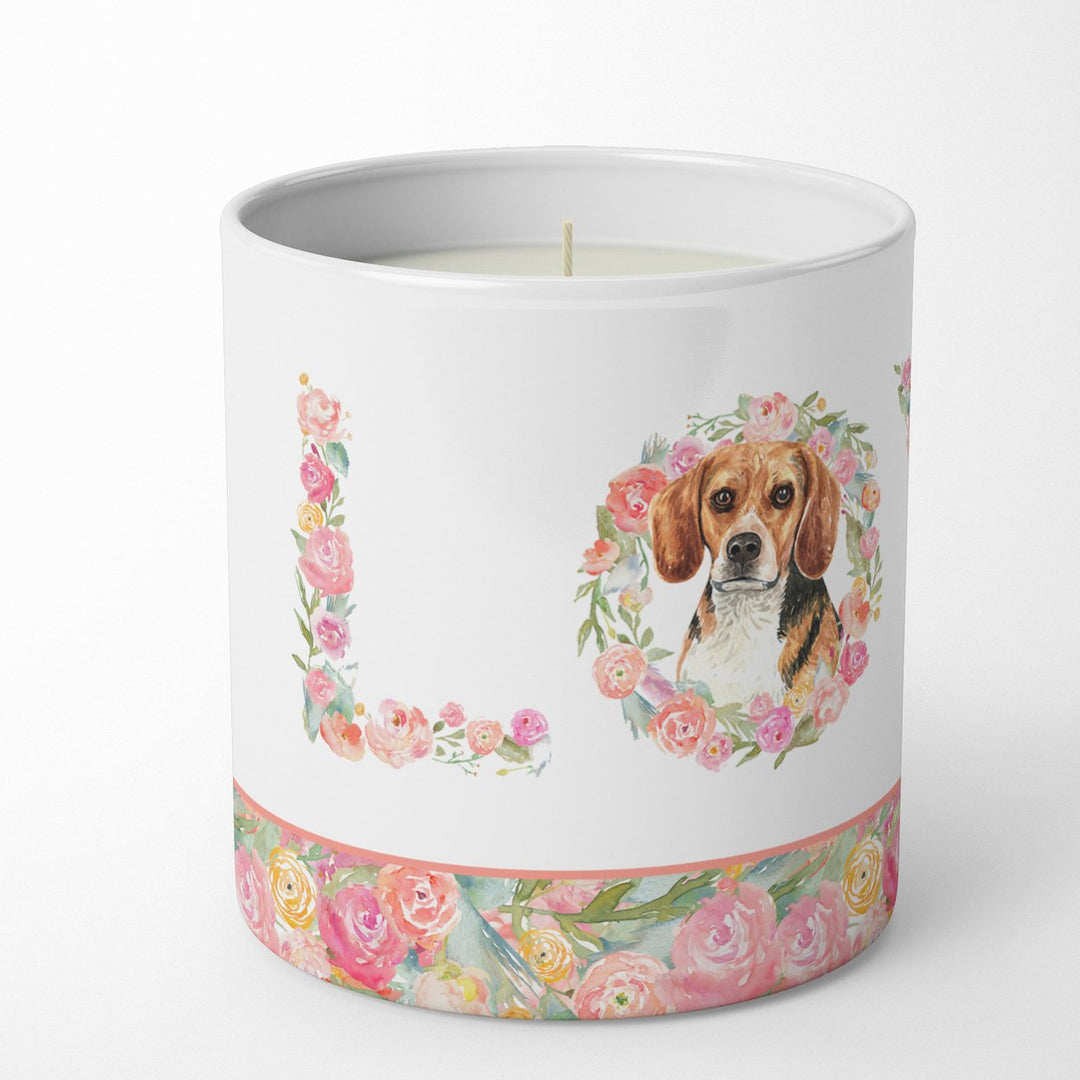 Beagle Love 10 oz Decorative Soy Candle Image 2