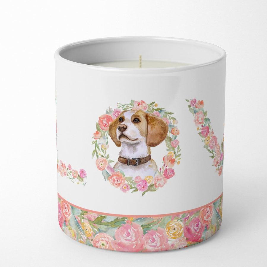 Beagle Style 3 Love 10 oz Decorative Soy Candle Image 1