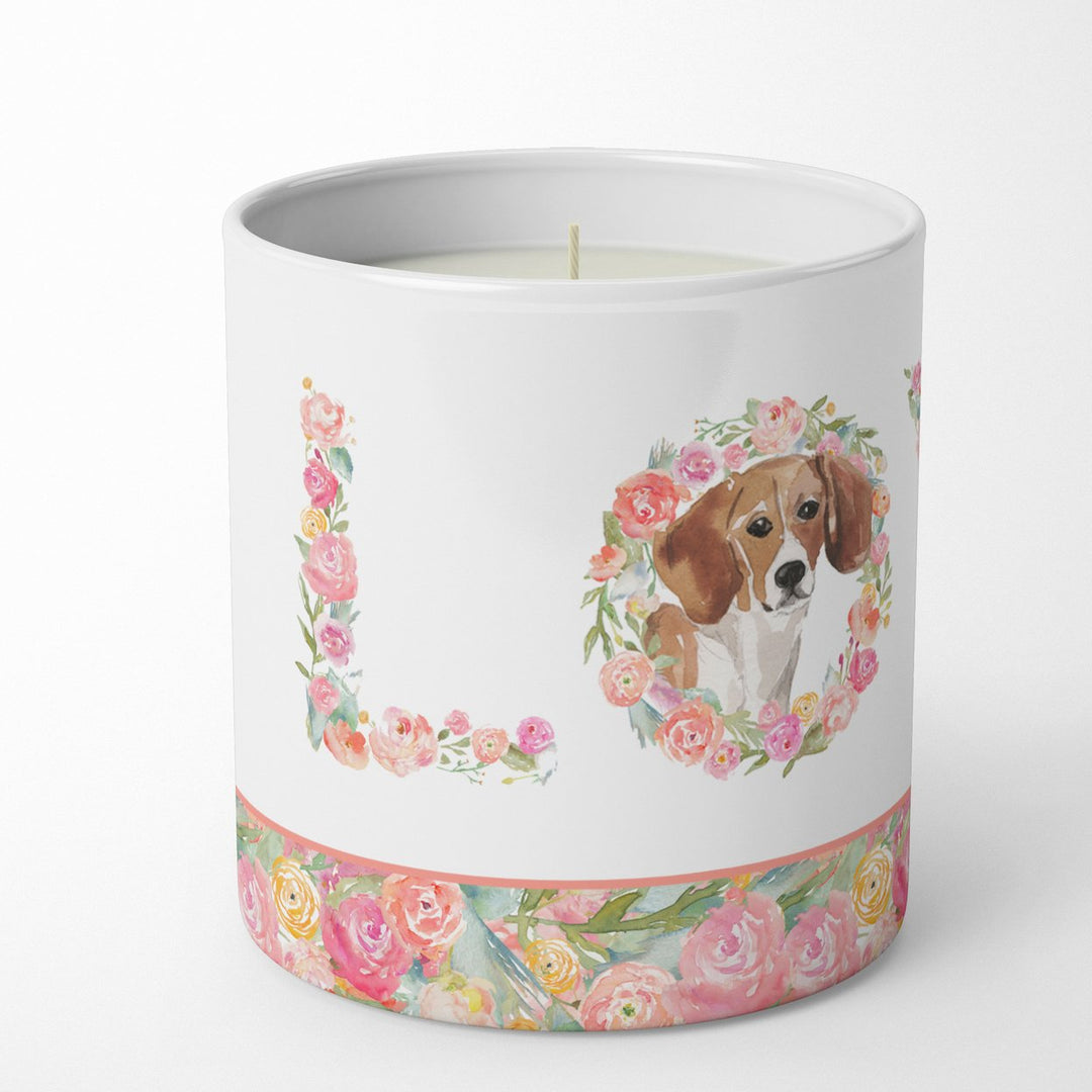 Beagle Style 2 Love 10 oz Decorative Soy Candle Image 2