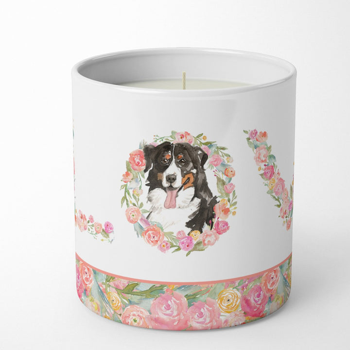 Bernese Mountain Dog Love 10 oz Decorative Soy Candle Image 1