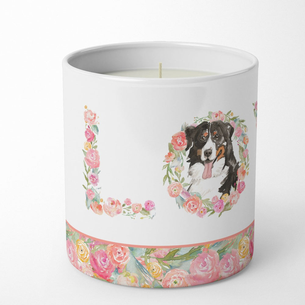 Bernese Mountain Dog Love 10 oz Decorative Soy Candle Image 2