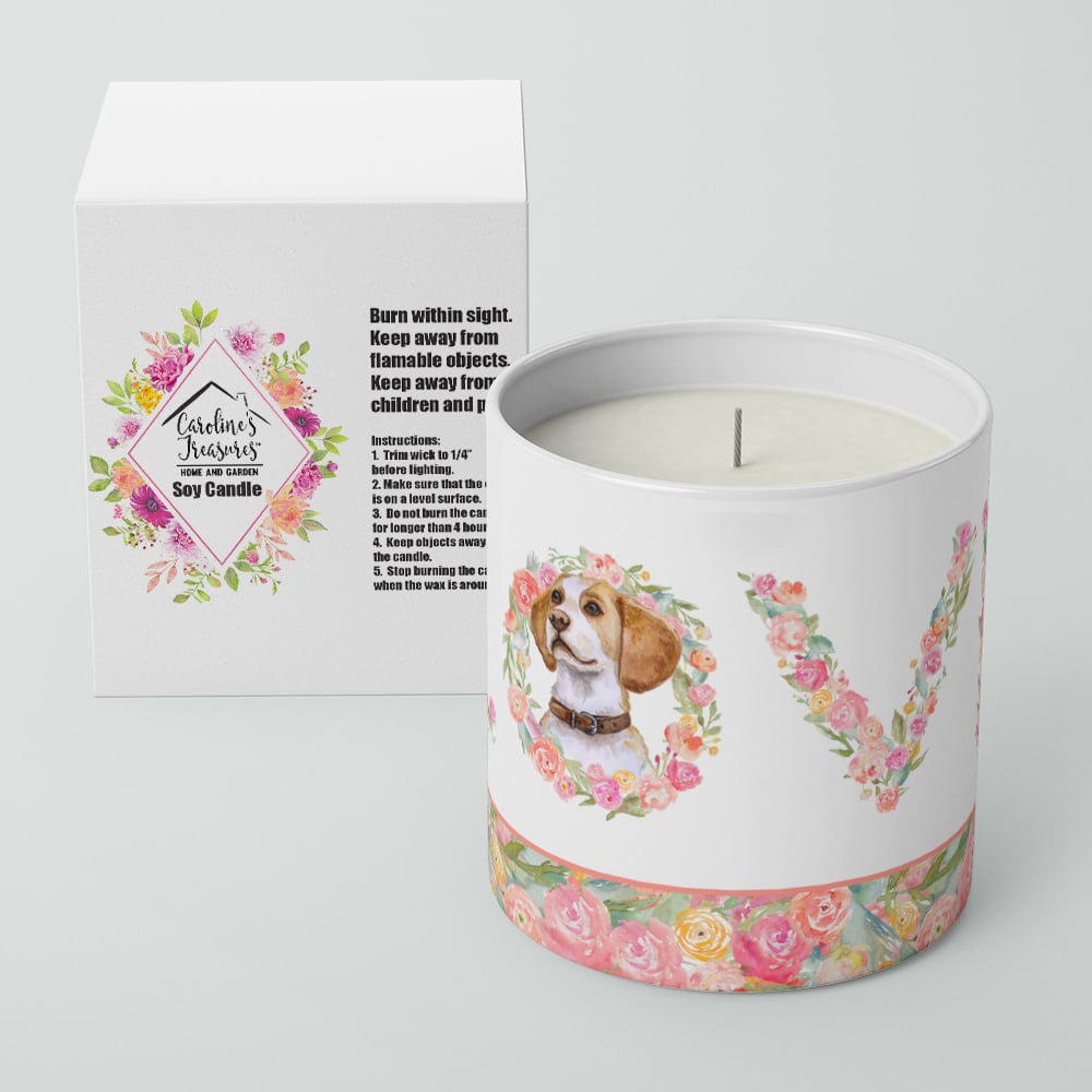 Beagle Style 3 Love 10 oz Decorative Soy Candle Image 4