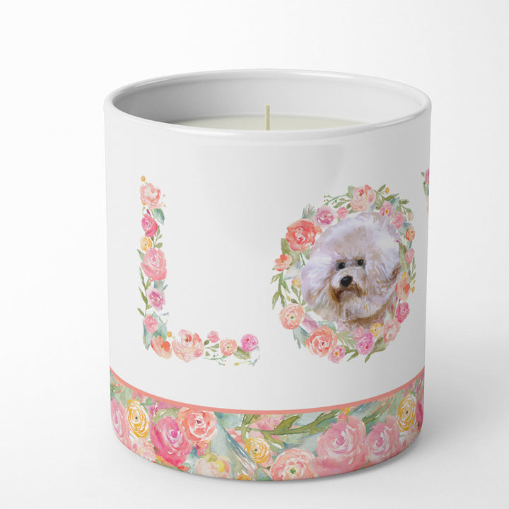 Bichon Frise Love 10 oz Decorative Soy Candle Image 2