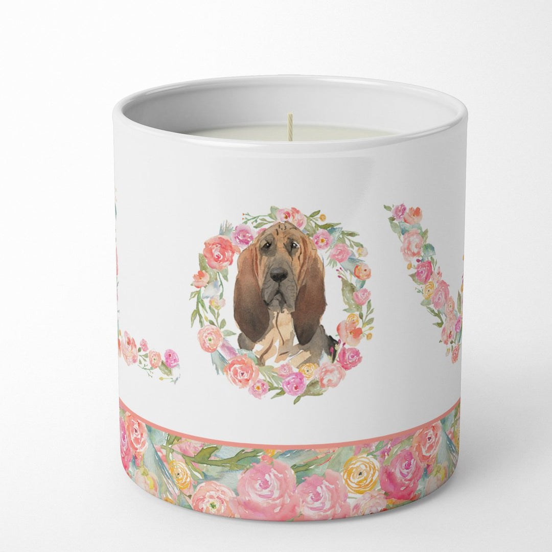 Bloodhound Love 10 oz Decorative Soy Candle Image 1